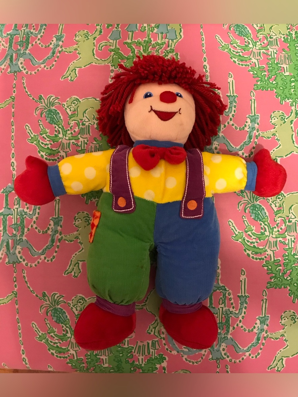 Vintage Gymboree 18” Gymbo the Clown Kids plush toy 2005